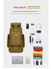 Camouflage Tactical Mountaineering & Camping Backpack - Double Shoulder, Large Capacity, Travel Luggage Storage Bag.