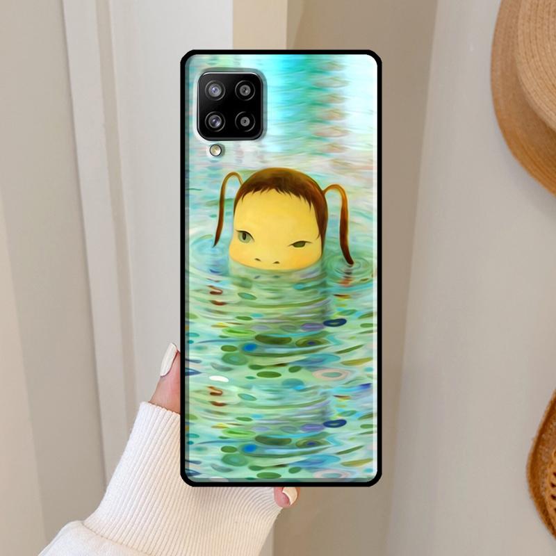 Japan Yoshimoto nara Cartoon Girl For Samsung Galaxy A14 A34 A54 A51 A71 A31 A12 A22 A32 A52 A50 A13 A33 A53 A73 Back Case