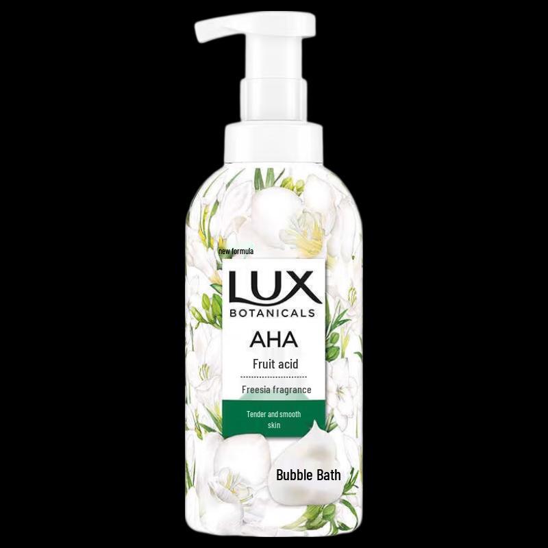 Lux Plant Extract Essential Oil Freesia Scent Bubble Shower Gel
