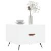 VidaXL Coffee Table White 50x50x40 Cm Engineered Wood 829332