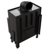 Fireplace Insert Fireplace KRATKI FLOKI M Left 10kW COMPLETE SET for BUILT-IN