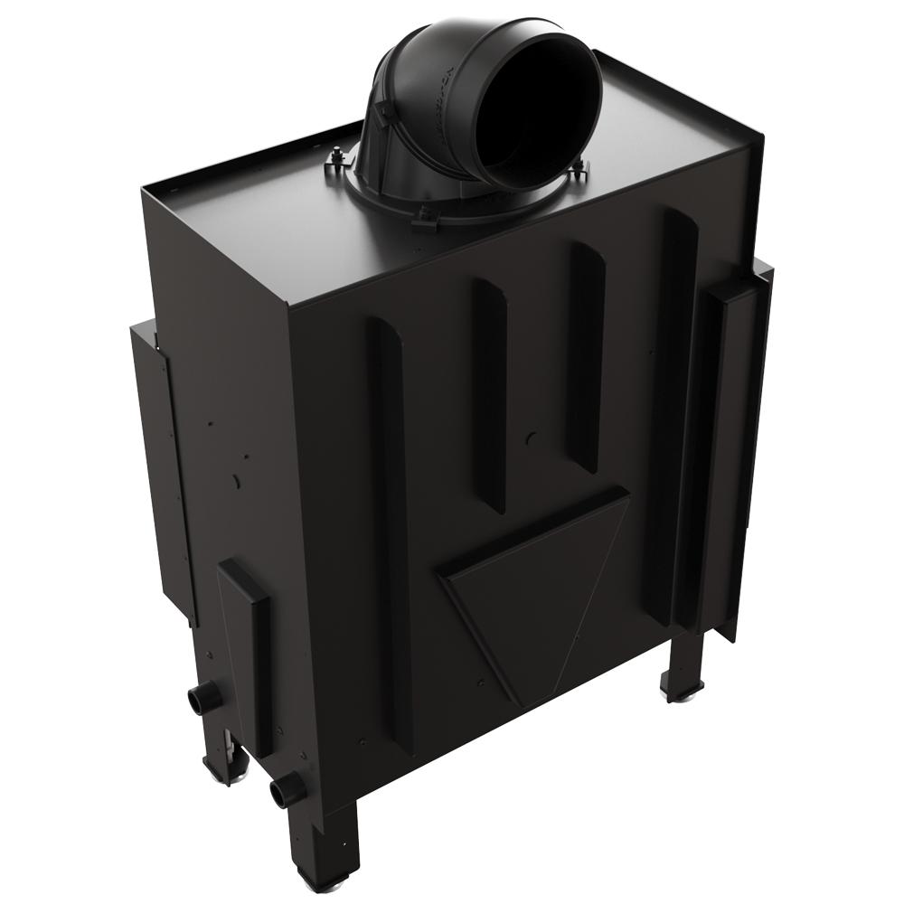 Fireplace Insert Fireplace KRATKI FLOKI M Left 10kW COMPLETE SET for BUILT-IN