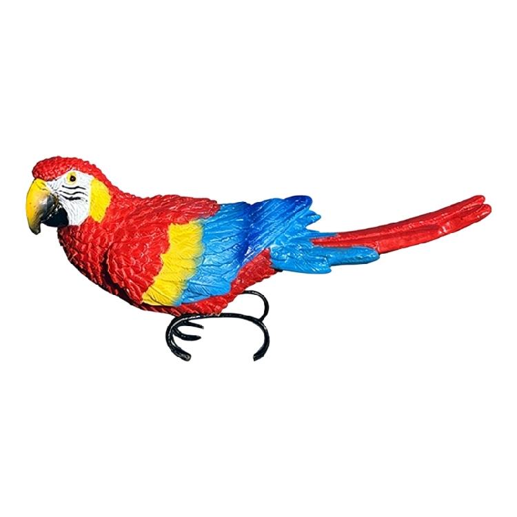

Creative Resin Parrots Planter Decoration Flower Pot Hanging Figurine for Balconies Patios Indoor and Outdoor Decors червоний