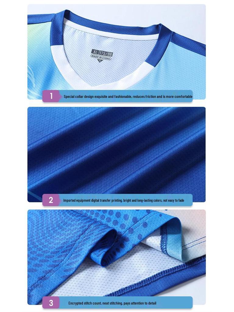 Badminton & Table Tennis Quick-Dry Breathable Sportswear Set