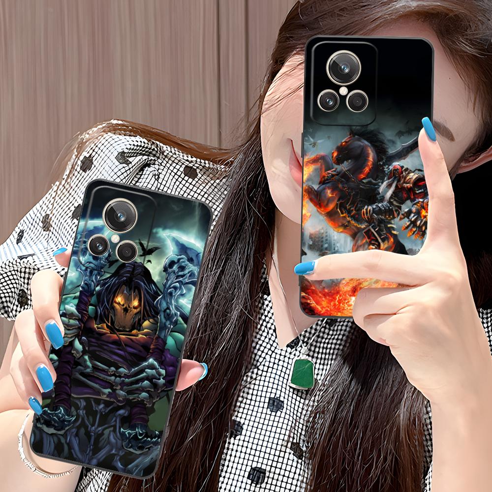 Game Darksiders Mobile Phone Case for Realme 15 14 13 12 11 10 9 Pro Plus T I Lite 5G Colorful Printing Cover Cover Luxury