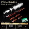 Phillips Flat-head Hex Impact Bit Set - S2 Alloy Steel