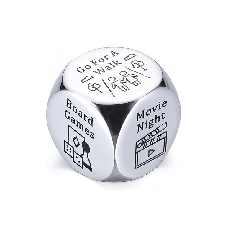 

Кубики з нержавіючої сталі, Дружня до пар комунікація, Харчова гра для прийняття рішень, Кубики вибору, Євангеліє Хвороби Заплутаності Вибору