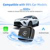 EzoneTronics Wireless CarPlay Android Auto Adapter for Factory Type-c Wired Car, Wireless CarPlay & Android Auto 2 In 1