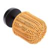 USB Night Light Retro Rattan Table Lamp for Living Room Bedroom Bedside Dimmable 3 Color Temperature