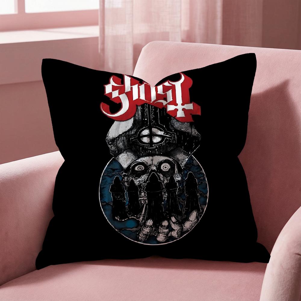 Cool G-Ghost BandS Cushion Cover Multi-Scene Pillow Cover for Home & Car - Reversible, Soft & Durable for Daily Use