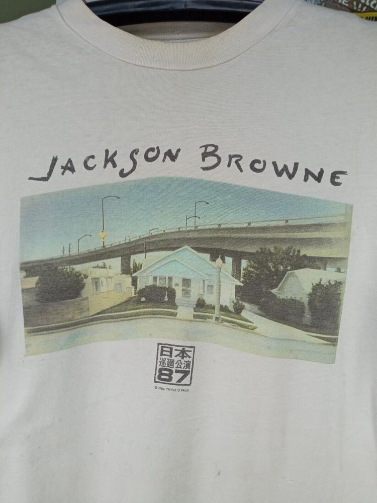 Jackson Browne White T-Shirt Cotton Full Size Unisex S-5XL Unisex T-Shirt XL