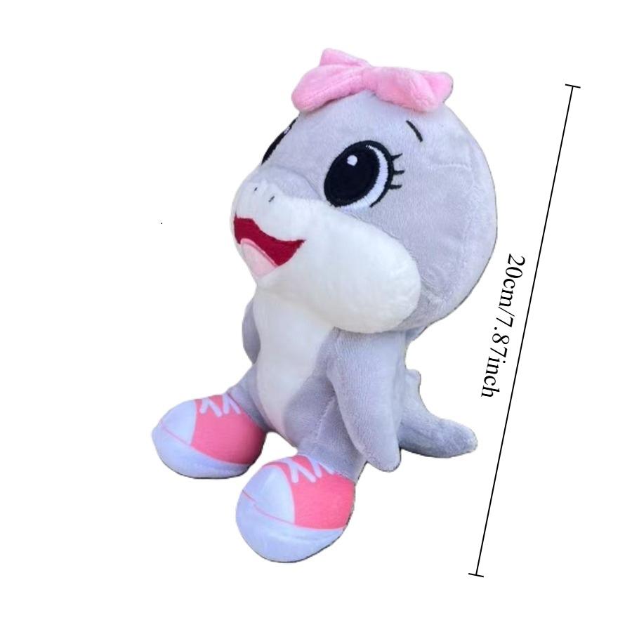 Kawaii Hai Plüschpuppen Italienische Brainrot Plüschtier Niedliche Telalaero Telala Stofftier Hai Weiche Anime Puppen Geburtstagsgeschenk