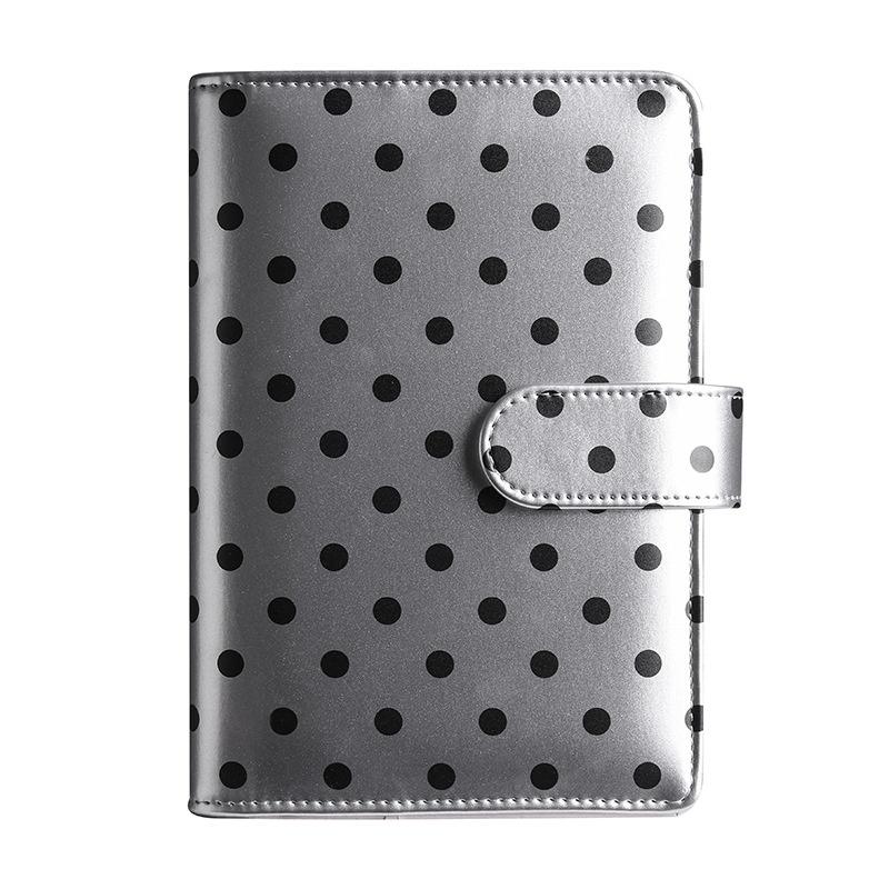 New A6 Pu Leather Notebook Binder Refillable 6 Ring Budget Binder For A6 Filler Paper, Loose Leaf Personal Planner Binder Cover