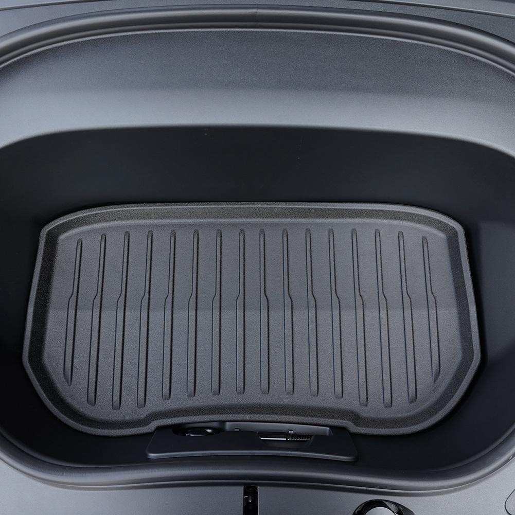 Car Front Rear Trunk Mats Car Accessories TPE Pad Front Rear Mat Trunk Mats TPE Front Rear Storage Box Pad for Tesla Model 3 24