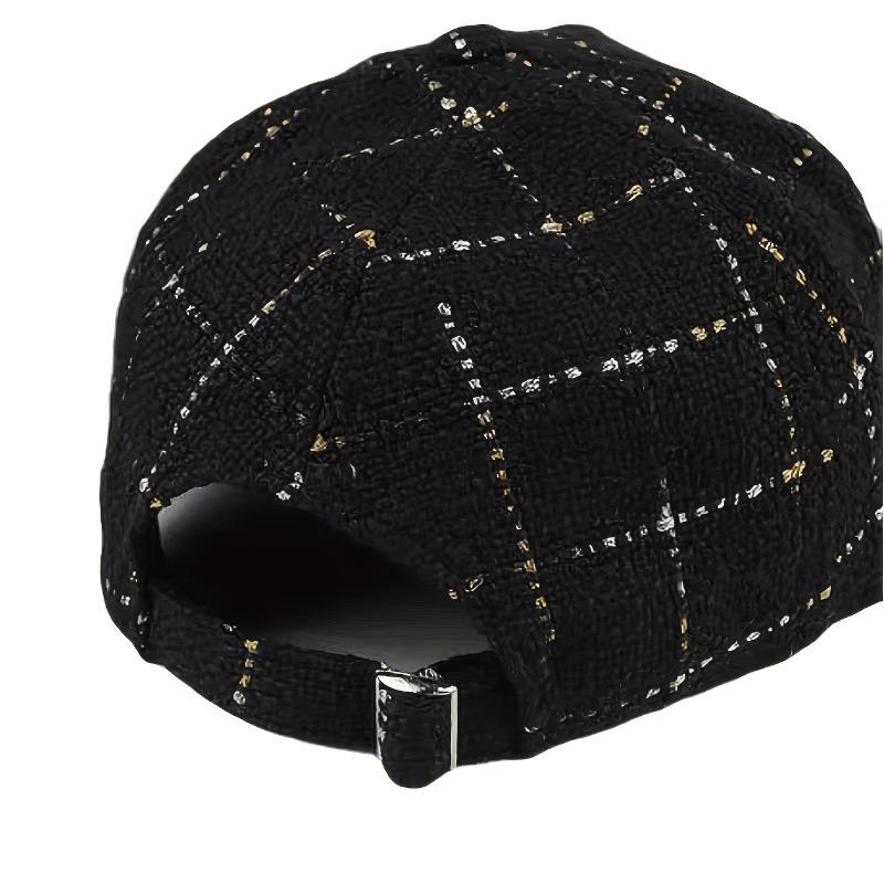 1pc Women'S Fabric White Letter Casual Cute Baseball Cap Suitable for Travel