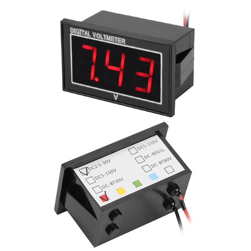 Digital 0.56″ LED Display Waterproof High Precision Voltmeter  Voltage Meter Panel  Voltmeter Waterproof Voltage Meter
