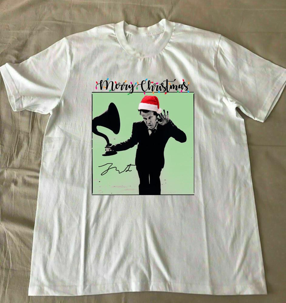 Rare Tom Waits Merry Christmas Gift For Fan All Size S to 5XL T-Shirt Unisex T-Shirt M