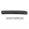 1pcs ABS Carbon Fiber For BMW 5 Series G60 2025-2025 Car central control navigation screen bottom panel sticker Car accessorie