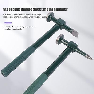 Auto-Blechhammer, Karosserie-Metallreparatur, Karosserie-Ausbeulhammer, Dellenhammer, Ausbeulhammer für Karosserie-Reparaturwerkzeuge