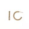 Earrings, Fashion Trend Plain Ring Gold Twist Twist C-Earrings Earrings Earrings Earrings Women'S