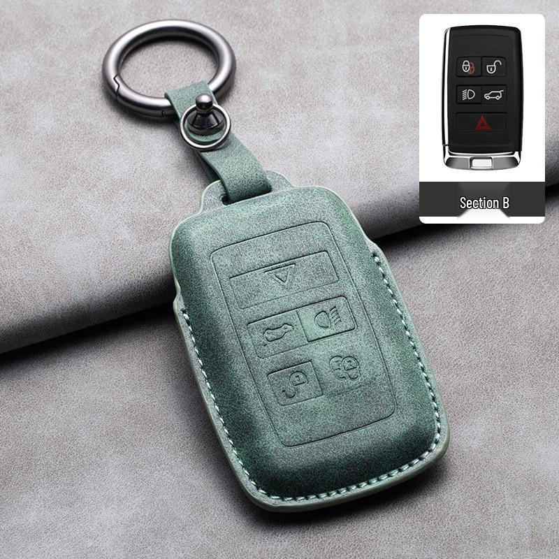 Jaguar Range Rover Sport Velar Evoque L-Buckle Key Cover for Discovery 5, Discovery 4, and Defender.