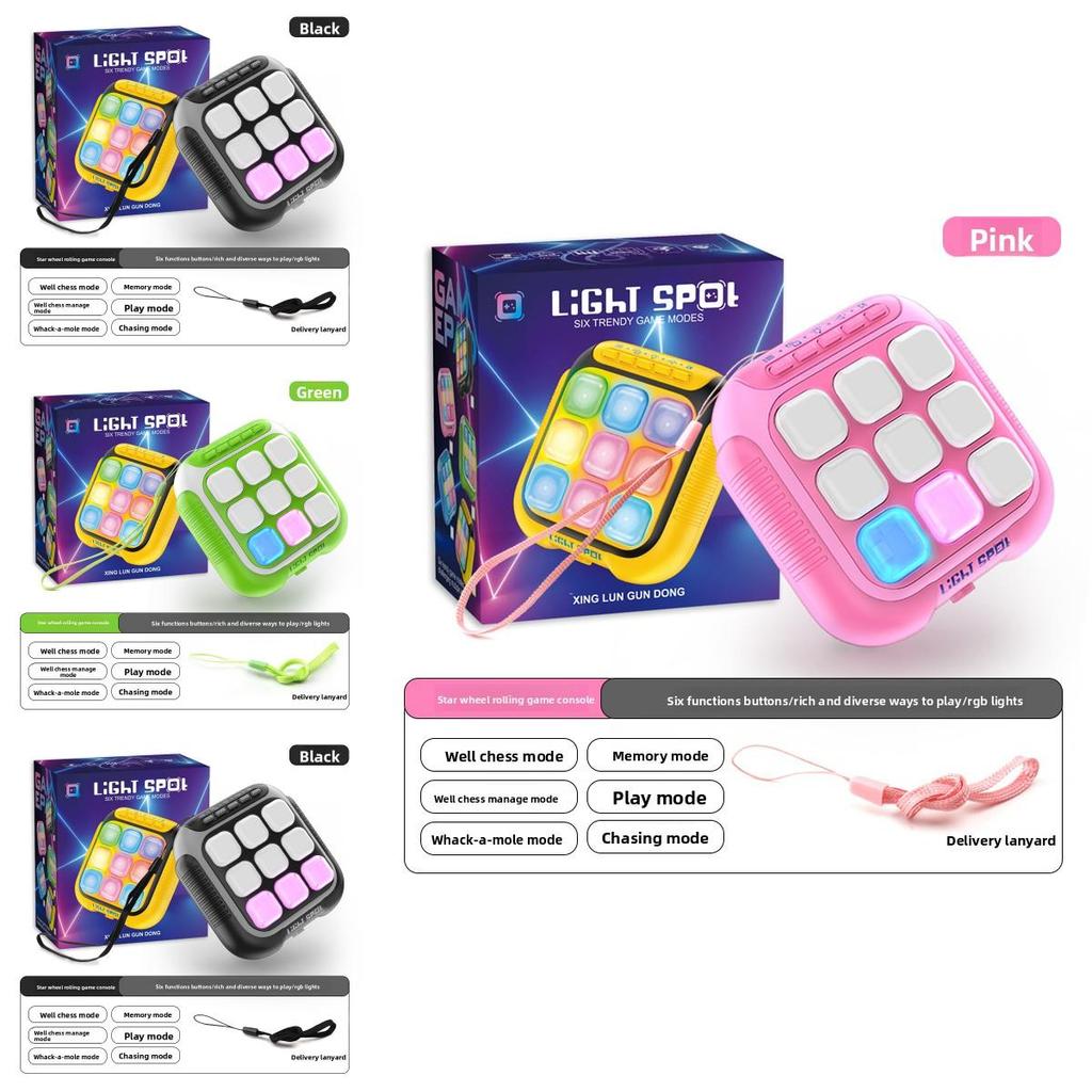 Speed Push Button Game For Kids With Sound Light Abs Material Rechargeable Toy For Boys And Girls