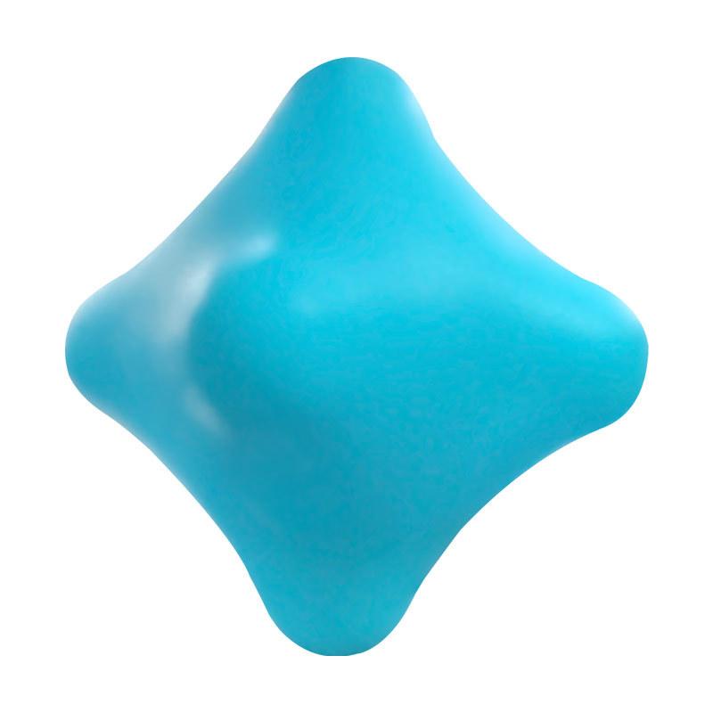 Fitness Massage Press Faszienball Muskelentspannung Silikon Massageball Drehen mit einer Hand Faszienball Silikon Sechskantball