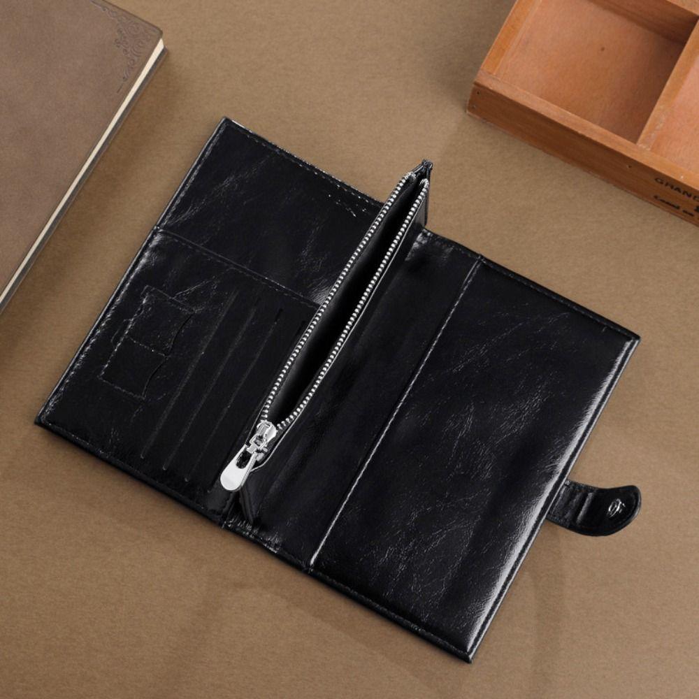 Purse Travel Wallet Passport Cover Passport Clip Retro Storage Card Bag  Travel Accessories