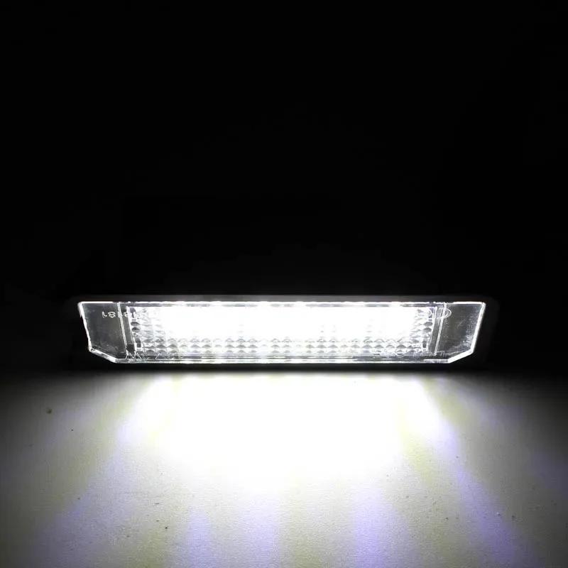 For Vw Passat B6 CC Eos Golf 4 5 6 7 MK7 Polo Superb Seat Leon Altea 2PCS LED Number License Plate Lights Assembly with Canbus