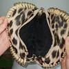 2025 Fashion Weaving Side Line Leopard Women Handbags Luxury Designer Lady Chain Crossbody Bags Travel Vacation Messenger Bag