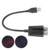 Car USB Ambient Projector Light Red Blue Lightings Plug and Play Free Bending FlexibleNon Voice Control