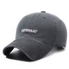 Vintage Letter Embroidered Baseball Cap Men Women Cap