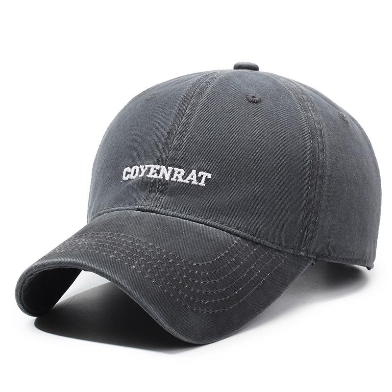 Vintage Letter Embroidered Baseball Cap Men Women Cap
