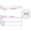 VidaXL Wall Shelves 2 Pcs 100x40x3 Cm Silver Stainless Steel, Floating Shelf, Wall Display Shelf, Panel 30278