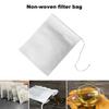 100Pcs Tea Bags Fine Mesh Drawstring Closure Disposable Tea Filter Bag for Loose Leaf Tea And Coffee