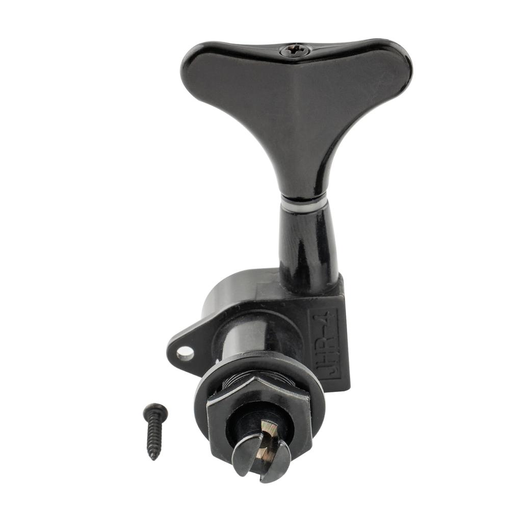 Musiclily Pro electric bass tuning black 4-in-line pegs,