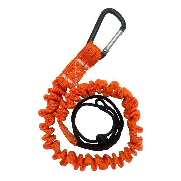 Retractable Elastic Safety Lanyard for High-Altitude Work