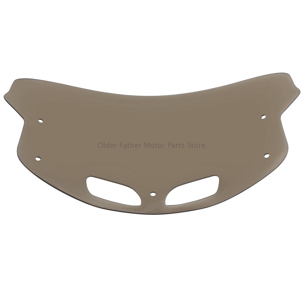 14" Motorcycle Windshield Front Fairing Windscreen Wind Deflector For Indian Chieftain Roadmaster Springfield 2014-2019