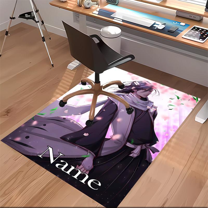 Custom personalization Byakuya Kuchiki Print Area Rug - Soft, Washable Non-Slip Indoor Mat,Living Room,Home&Office Decorative Rug