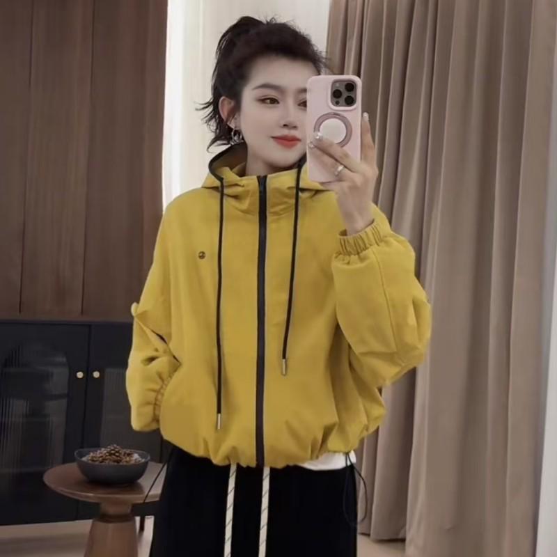 Women's High-End Loose Fit Petite Windbreaker - Spring 2025