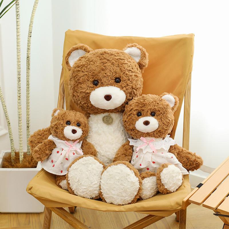 Plush Teddy Bear Toy Stuffed Animal Doll Cartoon Decorations Kids Cute Gift