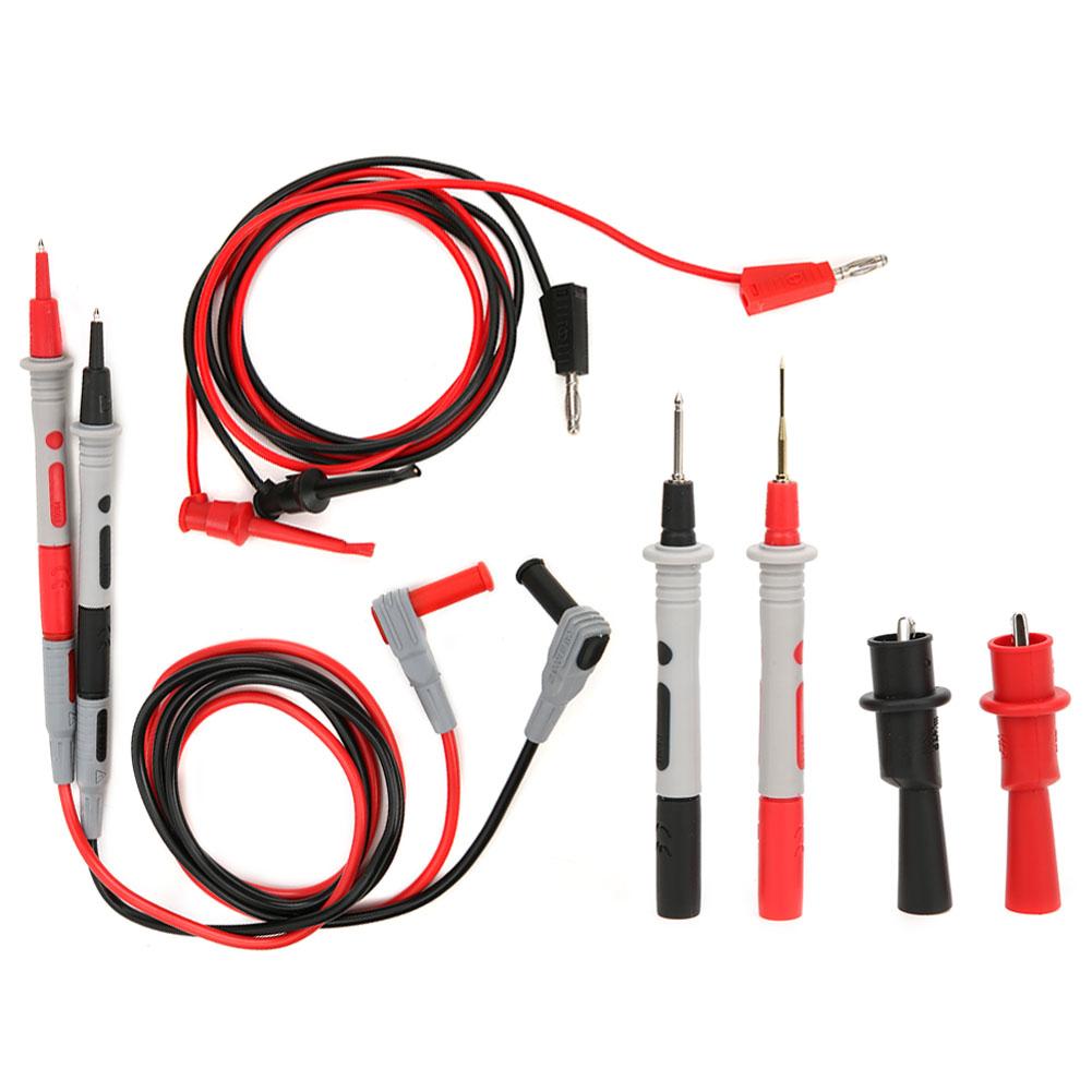 P1308B Test   Kit Banana Plug To Test Hook Cable Probe Test Clip Set for Multimeter