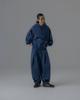 ANGLAN Valley Tuck Sweat Balloon Pants - Washed Blue