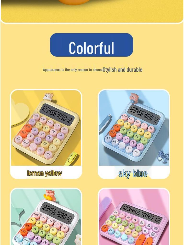 Dopamine Mechanical Keyboard with Voice Calculator - High Value for Office or Student Use