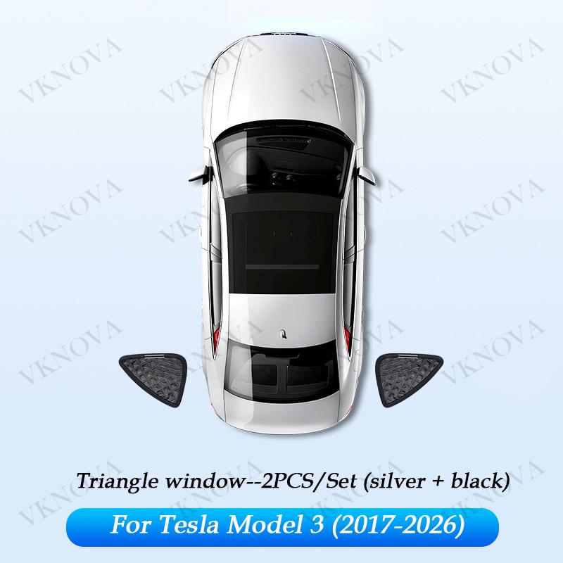 For Tesla Model YL 3 Y Juniper Highland 2025-2017 Upgraded Sunshade Side Window Shade Cover Windshield Sun Visor Privacy CampingWindshield Sunshades