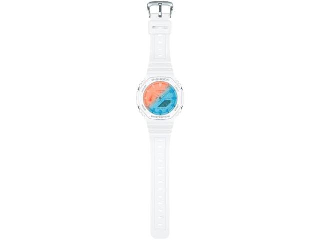 Casio GA-2100TL-7AJF G-SHOCK BEACH TIME LAPSE Series Men's White Resin Band NEW