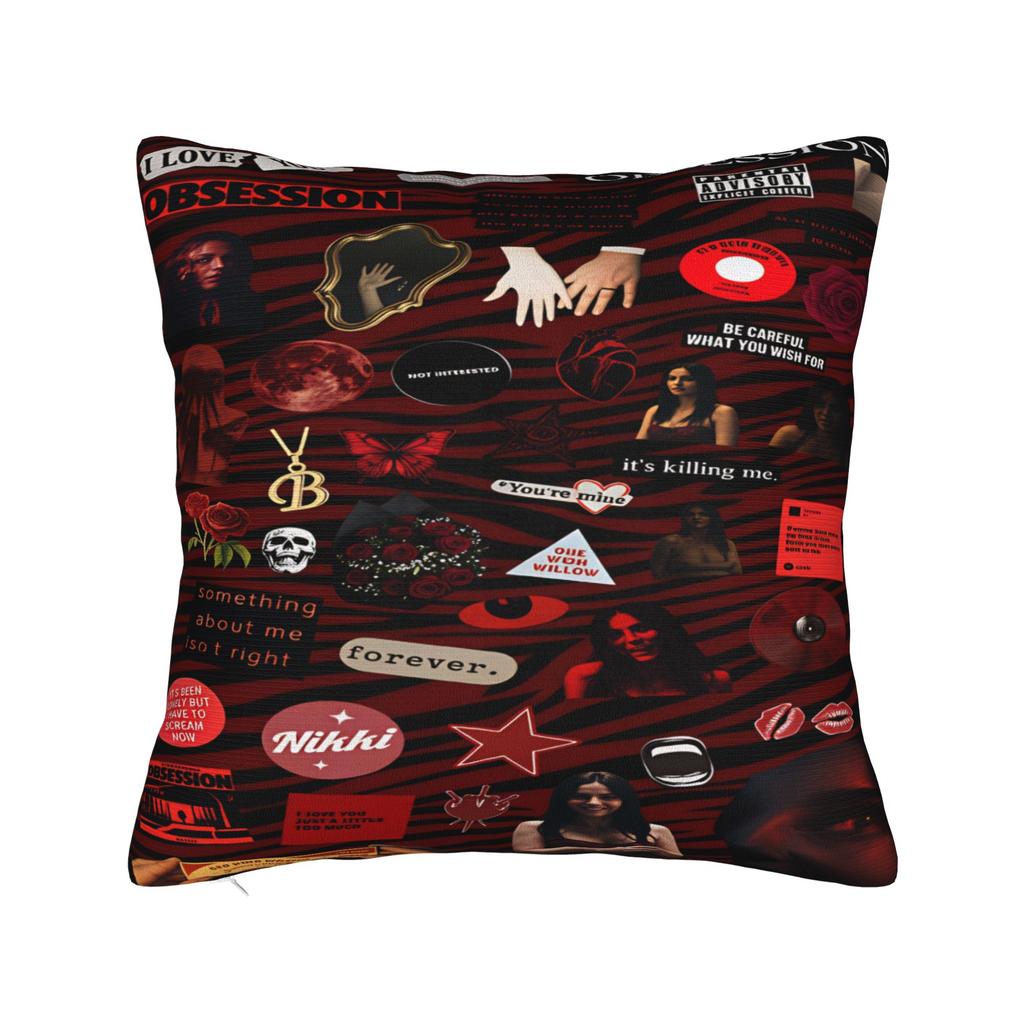 Nikki Obsession Movie Pillow Cover Novelty Pillow Case For Sofa Home Decoration Comfy Cushion Cover Gift