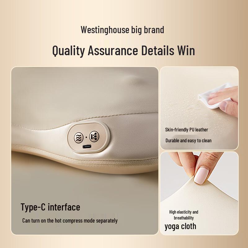 Westinghouse Lumbar & Back Massager Cushion CN Plug (adapter Included)