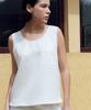 FRITUR Sleeveless Pocket Top Ivory_F262Bl01