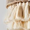 JOYINLED Hand Woven Hemp Rope Chandelier 30/40/50/60cm Large Drum Pendant Light with Tassel Boho Farmhouse Lighting E27 Lamp